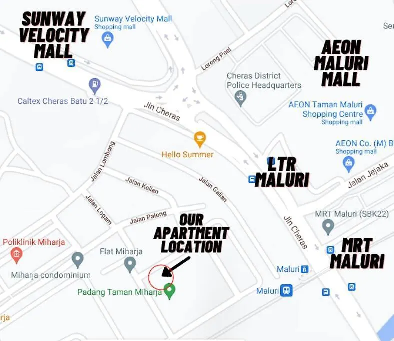 Apartment Budget Kl Maluri Flat Miharja Blok 17 Wifi Free 3Bedroom 2Bathroom Kuala Lumpur Malaysia